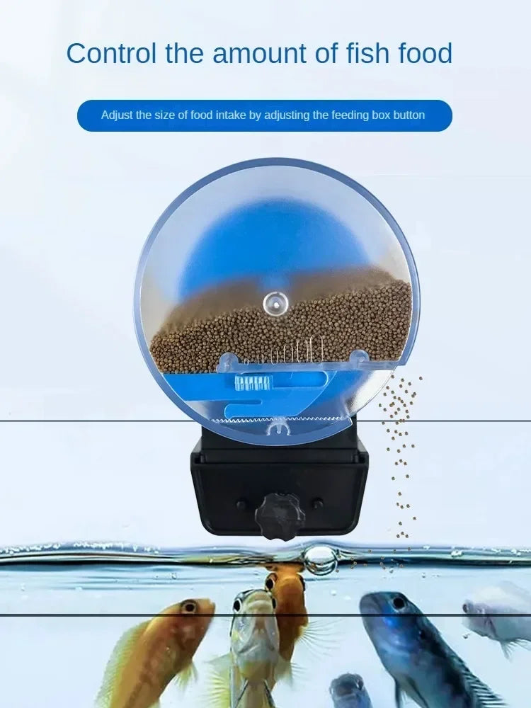 Automatic Fish Tank Feeder Intelligent Timing Automatic Feeder Aquarium Goldfish Feeder Capacity Fish Aquarium Feeding Apparatus