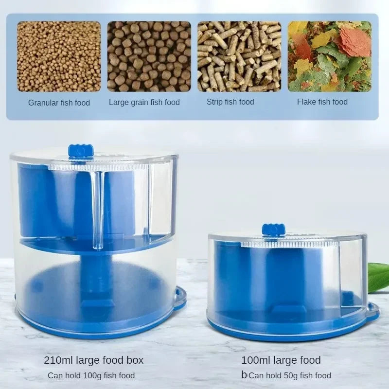 Automatic Fish Tank Feeder Intelligent Timing Automatic Feeder Aquarium Goldfish Feeder Capacity Fish Aquarium Feeding Apparatus