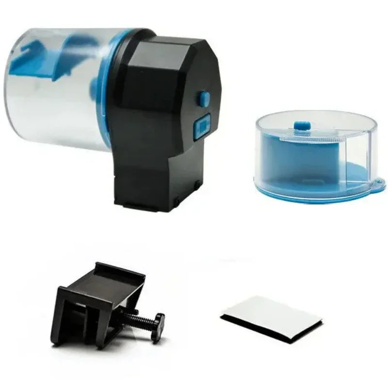 Automatic Fish Tank Feeder Intelligent Timing Automatic Feeder Aquarium Goldfish Feeder Capacity Fish Aquarium Feeding Apparatus